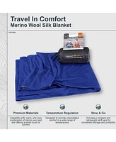 Cocoon Premium - Travel Blanket Merino Wool / Silk