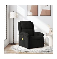 vidaXL Massage Recliner Chair Dark Velvet