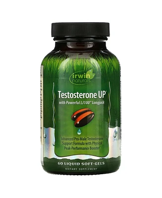 Irwin Naturals Testosterone Up - 60 Liquid Soft