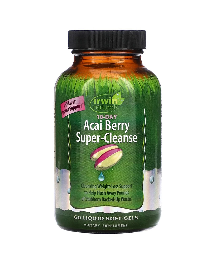 Irwin Naturals 10-Day Acai Berry Super-Cleanse - 60 Liquid Soft-Gels