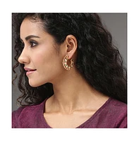 Sohi Women's Heart Hoop Earrings