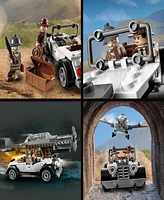 Lego Indiana Jones 77012 Fighter Plane Chase Toy Airplane Building Set with Indiana Jones, Professor Henry Jones Sr. & Fighter Pilot Minifigures