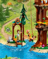 Lego Friends Adventure Camp Tree House Toy with Doll Accessories Building Set 42631, 1128 Pieces