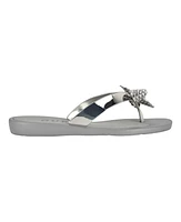 Guess Women's Tata Eva Fashion Bow Detail Flip Flop Sandals