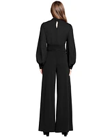 Hotsquash London Women's Blouson Sleeve Wide Leg Jumpsuit