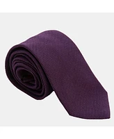 Plum - Silk Grenadine Tie for Men