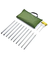 Yescom Tailgate Shade Awning Tent Outdoor Car Canopy Sun Shade Suv Camping Travel Mpv