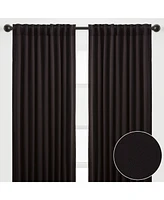 Chanasya Premium 2-Panel Ornamental Damask Classy Room Darkening Curtains - 3-in-1 Back Tab, Rod Pocket