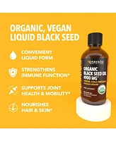 Havasu Nutrition Organic Black Seed Oil Cold Pressed Liquid | For Immune Support & Digestive Health | 8 Fl Oz