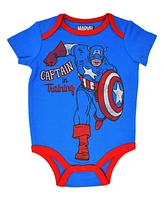 Avengers Baby Boys Spider-Man 5 Pack Bodysuits