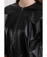 Furniq Uk Women's Leather Jacket