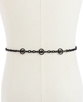 Michael Kors Women's Mini Chain Belt with Pave Logos