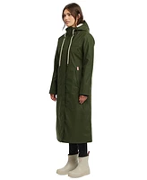 Hunter Women's Longline Padded Rubberized Coat