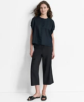 Dkny Women's Dolman-Sleeve Button-Front Linen Shirt