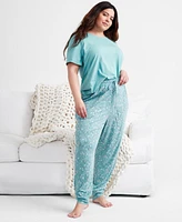 State of Day Printed Jogger Pajama Pants Xs-3X, Created for Macy's