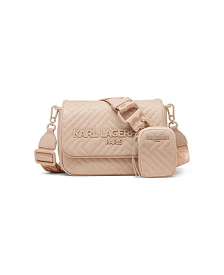 Karl Lagerfeld Paris Voyage Quilted Crossbody Bag