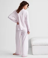 State of Day Women's Collared Knit Pajama Set, Xs-3X, Created for Macy's