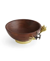 Michael Aram Pinecone Wood Small Bowl