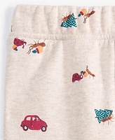 First Impressions Baby Boys Present Party Printed Fleece Pants, Created for Macy's