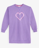 Epic Threads Little & Big Girls Pixel Heart Crewneck Dress, Created for Macy's