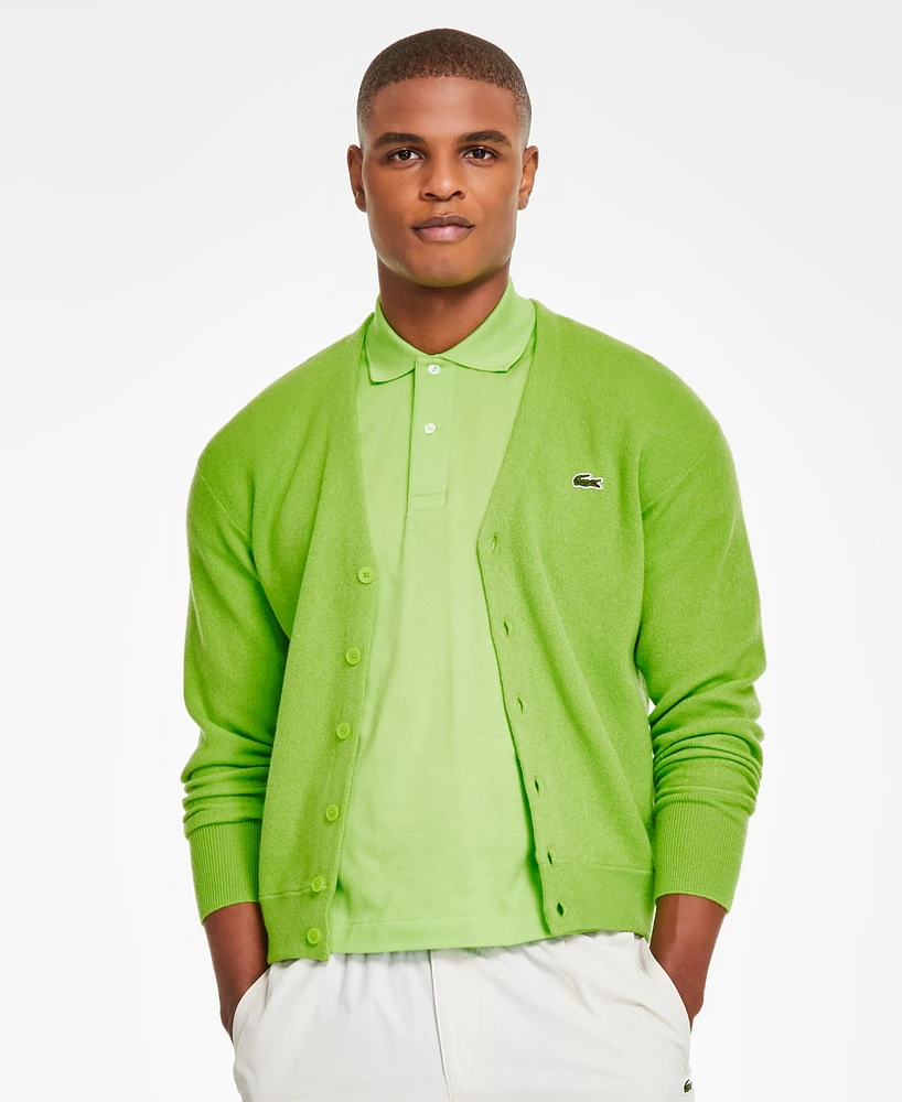 Lacoste Men's Relaxed-Fit Tk Golf Cardigan