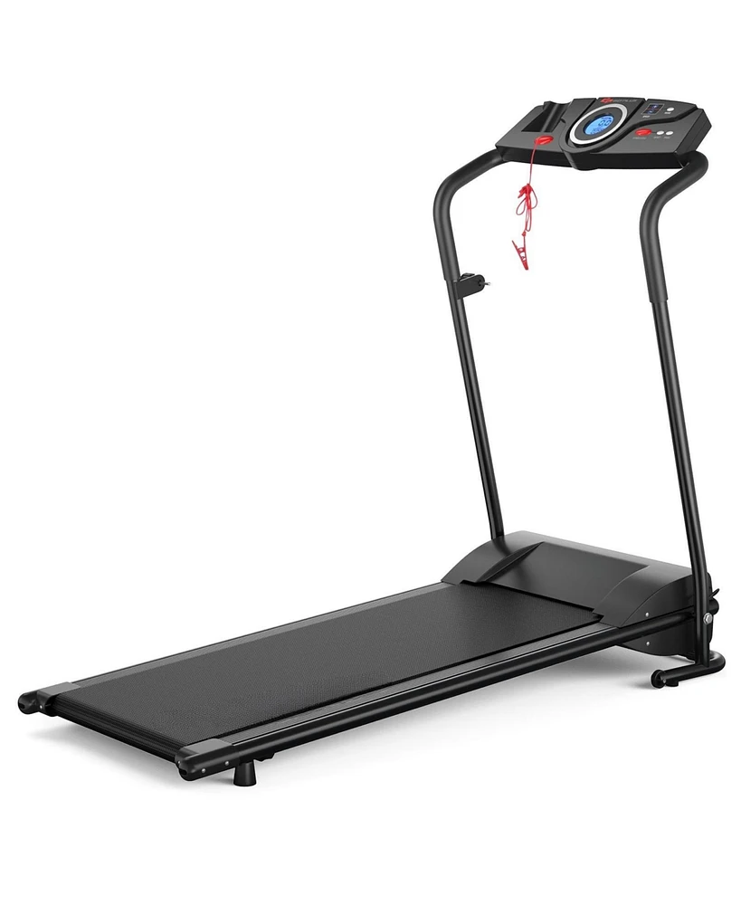 Skonyon 1.0 Hp Electric Mobile Power Foldable Treadmill with Operation Display for Home