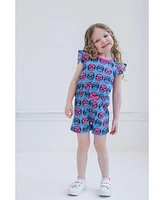 Marvel Toddler Girls Spider-Man Spider-Girl French Terry Romper to