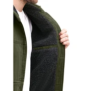 Bass Outdoor Men's Hooded Zip-Front Fleece-Lined Bomber Jacket