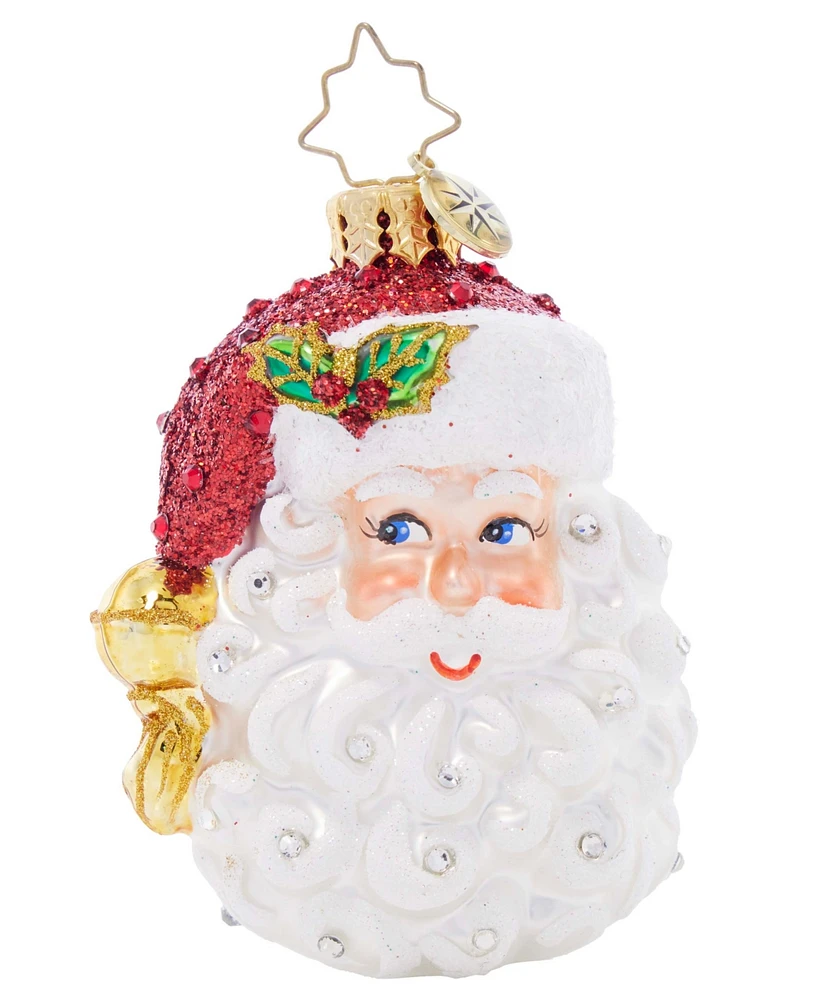 Christopher Radko Sparkling Santa Nick Gem Ornament