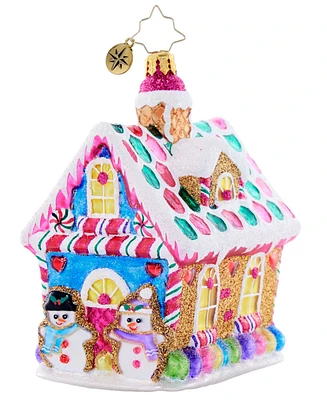 Christopher Radko Candy Coated Cottage Ornament