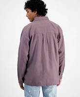 Mode of One Men's Relaxed-Fit Flannel Shirt, Created for Macy's