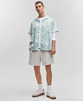 Mode of One Men's Relaxed-Fit Printed Button-Down Camp Shirt, Created for Macy's