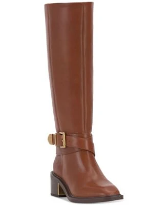 Vince Camuto Gini Buckled Knee High Riding Boots Regular Wide Extra Wide Calf