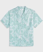 Mode of One Men's Relaxed-Fit Printed Button-Down Camp Shirt, Created for Macy's