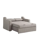 Serta 66.1"W Polyester Harley Convertible Loveseat