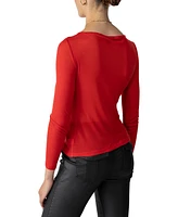 Sanctuary Women's Boat Neck Long-Sleeve T-Shirt