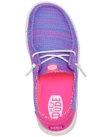 Hey Dude Little Girls Wendy Stretch Mesh Casual Moccasin Sneakers from Finish Line