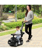Sugift 3 In 1 Ride on Push Car Toddler Stroller Sliding Car with Music