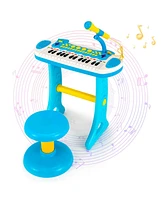 31-Key Kids Piano Keyboard Toy with Microphone and Multiple Sounds for Age 3+