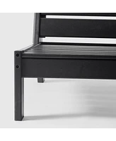 WestinTrends Outdoor Hdpe Deep Seating Modular Armless Patio Chair