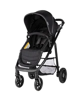 Diono Quantum 4 3-in-1 Travel System with LiteClik30 R SafePlus Infant Car Seat and Base, Gray Slate