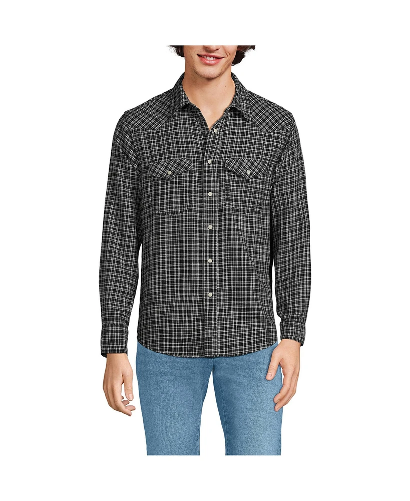 Lands' End Men's Western Shirt