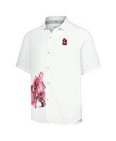 Tommy Bahama Men's White St. Louis Cardinals Veracruz Ace Islanders Button-Up Shirt