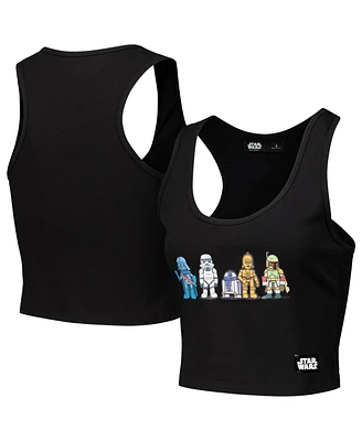 Freeze Max Women's Star Wars Tri-Blend Cropped Racerback Tank Top