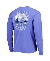 Image One Men's Royal Air Force Falcons Circle Campus Scene Long Sleeve T-Shirt