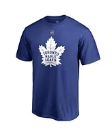 Fanatics Men's John Tavares Royal Toronto Maple Leafs Authentic Stack Name Number T-Shirt