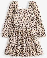 Nannette Toddler Girls Animal-Print Dress