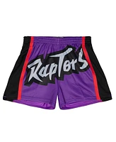 Mitchell & Ness Women's Purple Toronto Raptors Swingman Big Face 3.0 Basketball Shorts