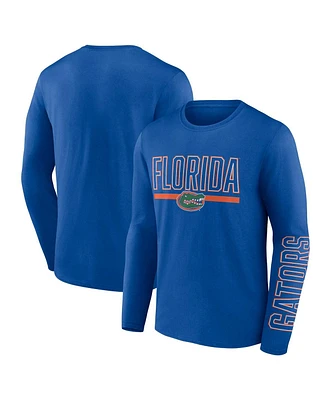 Profile Men's Royal Florida Gators Big Tall Two-Hit Graphic Long Sleeve T-Shirt