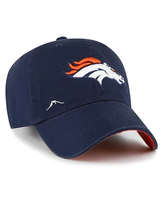'47 Brand Women's Navy Denver Broncos Confetti Icon Clean Up Adjustable Hat